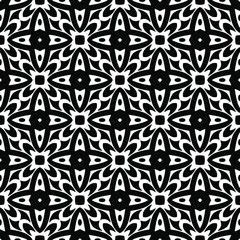 Seamless vector pattern in geometric ornamental style. 