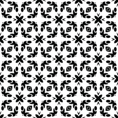 Seamless vector pattern in geometric ornamental style. 