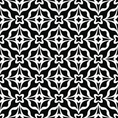 Seamless vector pattern in geometric ornamental style. 