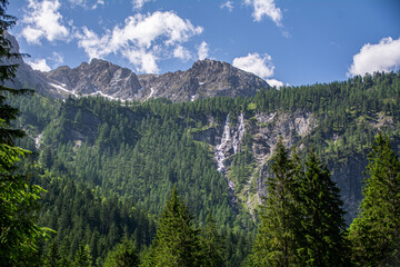 Obraz premium Alpine Mountain Landscape in Salzburg, Austria