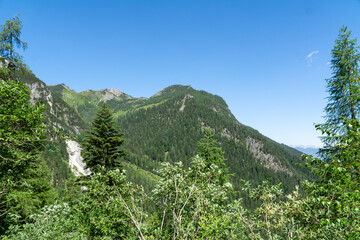 Fototapeta premium Alpine Mountain Landscape in Salzburg, Austria