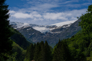 Buarbreen, an arm of Folgefonna glacier. Absolutely beautiful in summer. Photo taken in June