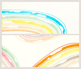 Close-up of paper with wavy lines, abstract