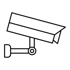 Vector CCTV Outline Icon Design