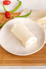 Kaymak / Butter Cream for Turkish Breakfast. Milk cream or Clotted cream