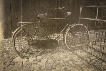 Fototapeta na wymiar Orvelte bicycle