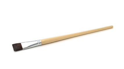 Fototapeta premium New paint brush on white background
