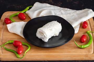 Kaymak / Butter Cream for Turkish Breakfast. Milk cream or Clotted cream