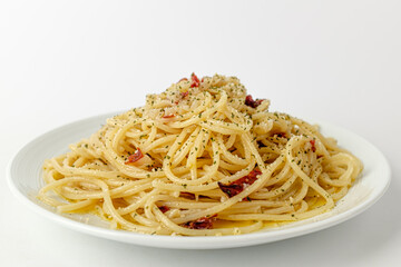 alio olio on a white background