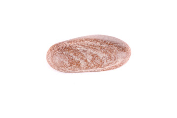 Macro mineral stone jasper on a white background