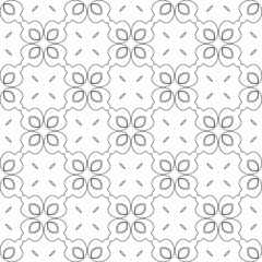 Vector pattern with symmetrical elements . Modern stylish abstract texture. Repeating geometric tiles from 

striped elements.Black and white pattern.