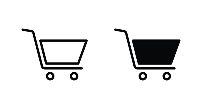 Shopping Cart icon vector for web, computer and mobile app