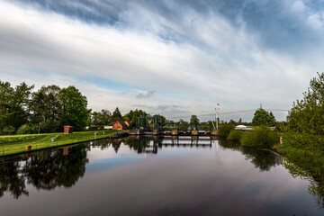 Fototapeta premium Ritterhuder Hammeschleuse
