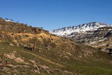 Foto auf Leinwand Sani Pass, Drakensbergen, South-Africa © AGAMI