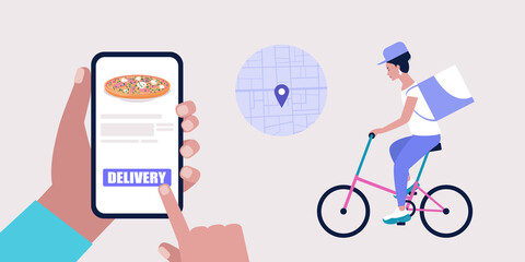 Grocery delivery concept