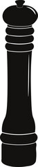 pepper grinder, spice shaker, black pepper, salt mil sihoulette