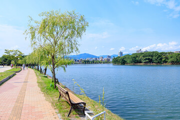 初夏の大濠公園　福岡県福岡市　Ohori Park in early summer Fukuoka-ken Fukuoka city