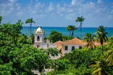 Church and ocean
