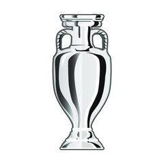 Vector Image, uefa cup trophy - obrazy, fototapety, plakaty