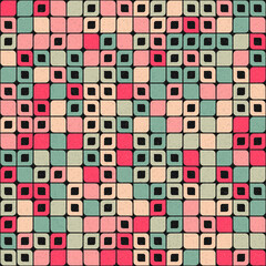 Abstract Geometric Pattern generative computational art illustration