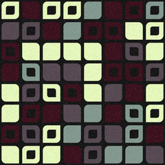 Abstract Geometric Pattern generative computational art illustration