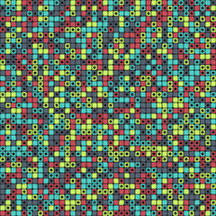 Abstract Geometric Pattern generative computational art illustration