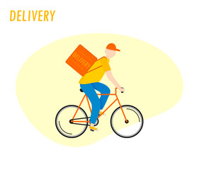 Delivery service, delivery home and office, bicycle courier