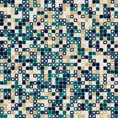 Abstract Geometric Pattern generative computational art illustration