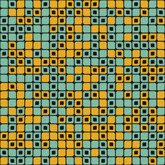 Abstract Geometric Pattern generative computational art illustration