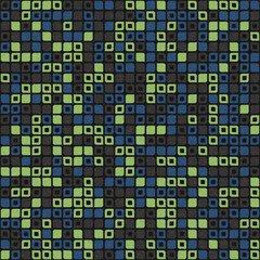 Abstract Geometric Pattern generative computational art illustration