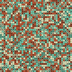 Abstract Geometric Pattern generative computational art illustration