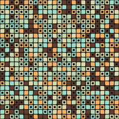 Fototapeta premium Abstract Geometric Pattern generative computational art illustration
