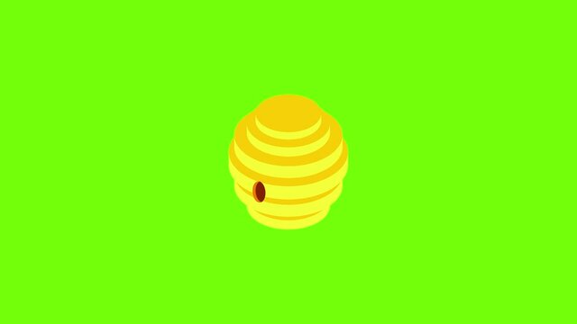 Beehive icon animation