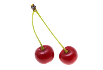cherries isolated