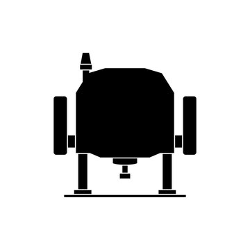 recommend clip art: Electric wood plunge router. Power tool. Vector drawing on white background.