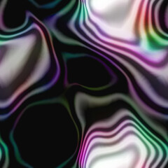 Blurred solarized ombre seamless texture. Trendy soft multicolor digital lens flare gradient style. Modern trendy fashion print. © Limolida Studio