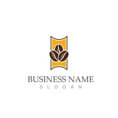 coffee bean icon vector