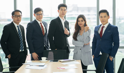 group of business people workshop training in business event at seminar room.