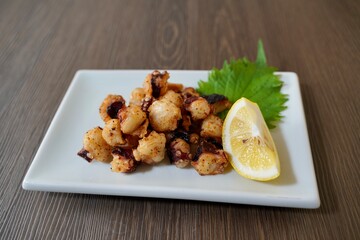 タコの唐揚げ