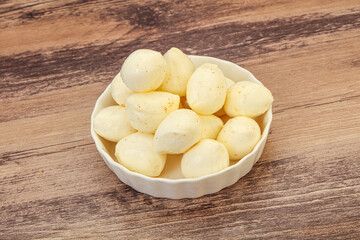 Natural tasty baby Mozarella cheese