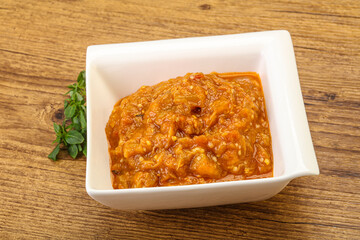 Caucasian cuisine - Mangal salad with vegetables