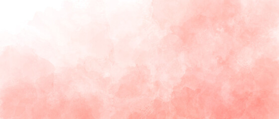 red watercolor background with clouds texture	
