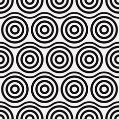 Circles and waves. Gray background and targets wallpaper.