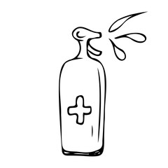 gel for disinfection of hands from bacteria and viruses