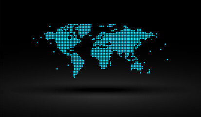 icona, mondo, pianeta