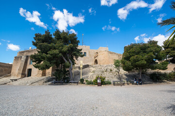 Naklejka premium Santa Barbara Castle in Alicante