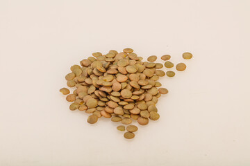 Vegan cuisine - Dry lentil heap