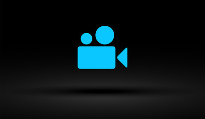 icona, video, cinema, film, tv