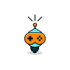 Robotic mascot logo design 