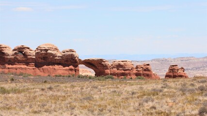 Arches in the Arches National Park Near Moab, Utah